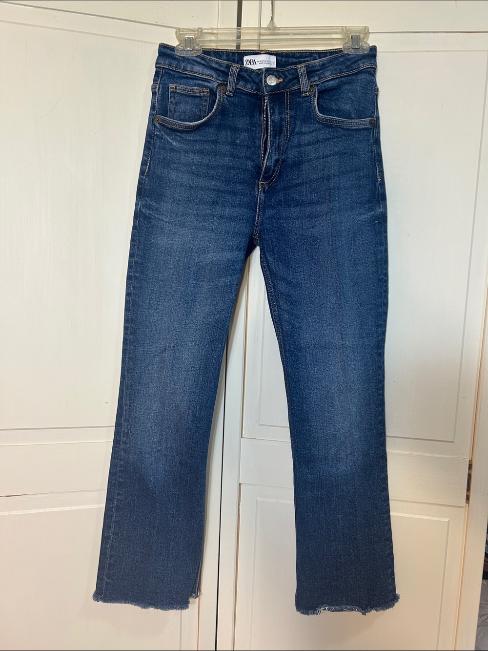 Zara Cropped Flare Size 6